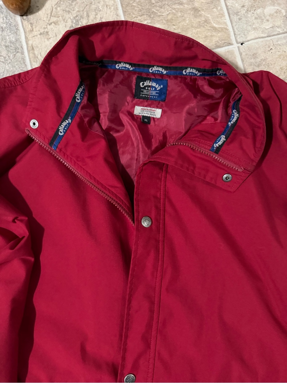 Callaway Red Men's Performance Golf Jacket - Picture 2 of 9